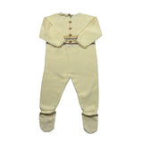Wedoble Tutina Manica Lunga Tinta Unita per Neonato V2507346R GIALLO WEDOBLE 