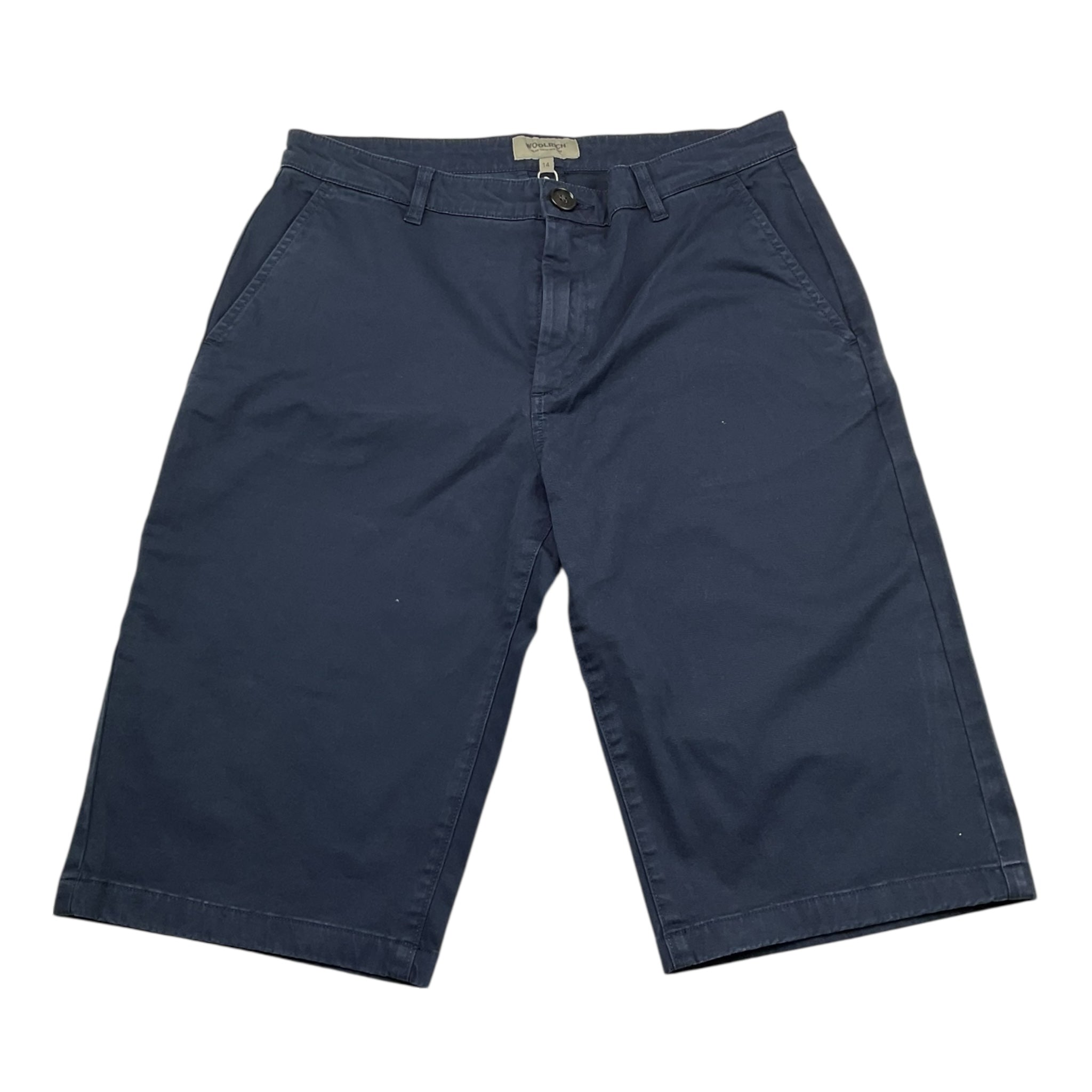 Woolrich Bermuda Tinta Unita con Tasche America per Bambino CFWKSH0067 BLU WOOLRICH 