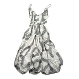 Xacus Abito Bretelline Tinta Unita con Stampe per Bambina 05562 PANNA XACUS 