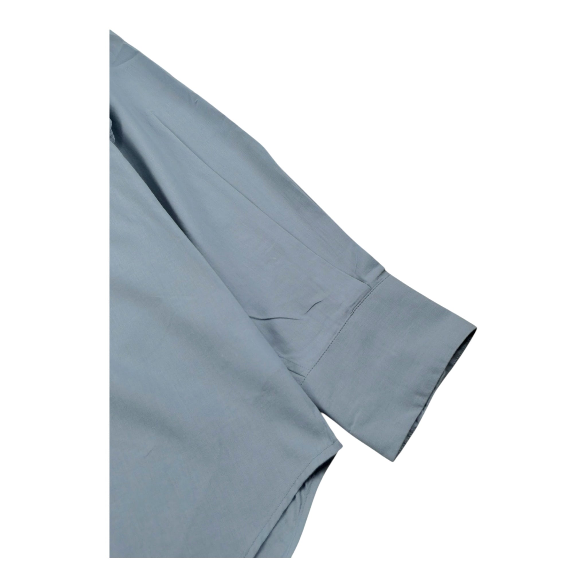 Xacus Camicia Manica Lunga Tinta Unita per Bambina 85110 AZZURRO XACUS 