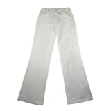Xacus Pantalone Tinta Unita con Elastico In Vita per Bambina 85151 BIANCO XACUS 