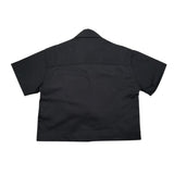 Yes London Camicia Mezza Manica Tinta Unita per Neonato JR6025 NERO YES LONDON 