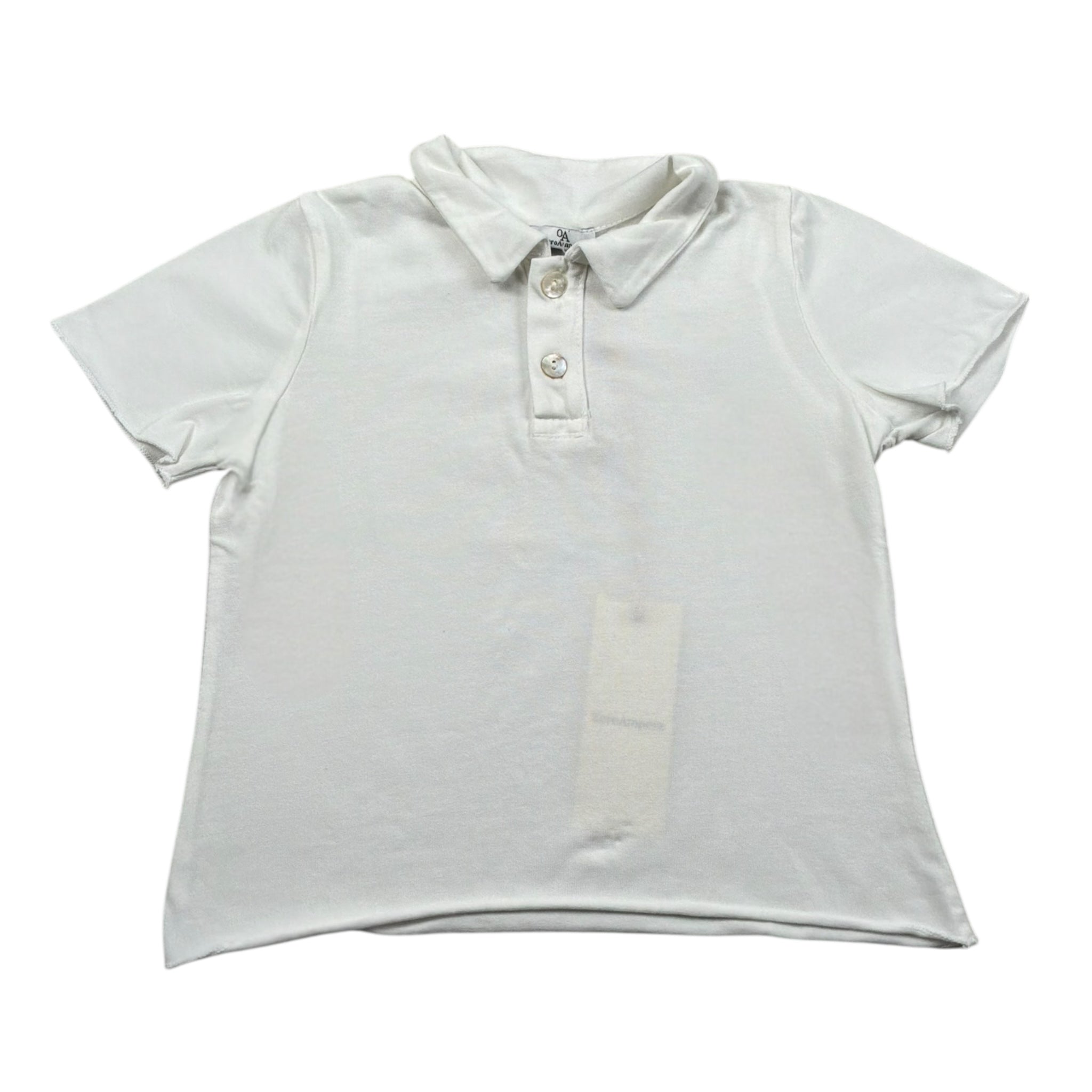 Zero Ampere Polo Mezza Manica Tinta Unita per Neonato POLON BIANCO ZERO AMPERE 