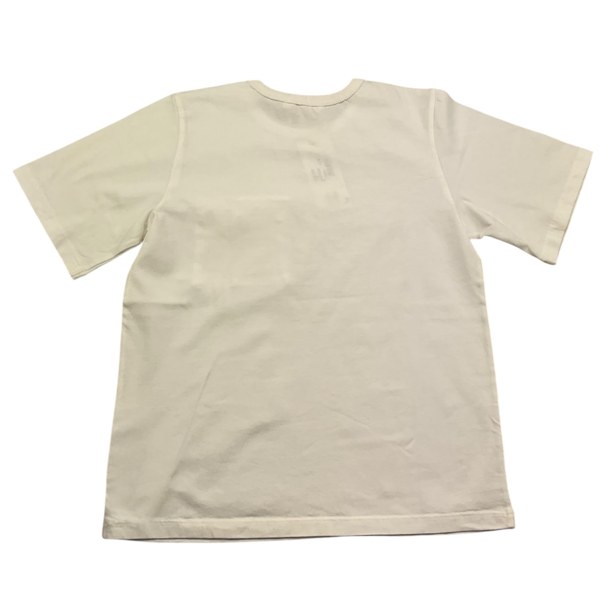 Zhoe & Tobiah T-Shirt Girocollo Tinta Unita con Taschino per Bambino BSE12M PANNA ZHOE & TOBIAH 