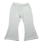 Zhoe & Tobiah Pantalone Tinta Unita Modello Zampa per Bambina CNA4F BIANCO ZHOE & TOBIAH 