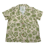 Zhoe & Tobiah Camicia Mezza Manica Tinta Unita Stampa Fantasia per Neonato WI1BN BEIGE/VERDE ZHOE & TOBIAH 