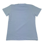 Zu+Elements T-Shirt Girocollo Tinta Unita con Stampa per Bambino ZU1608 AZZURRO ZU+ELEMENTS 