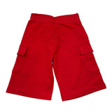 Zu+Elements Bermuda Tinta Unita con Tasconi per Bambino ZU254 ROSSO ZU+ELEMENTS 