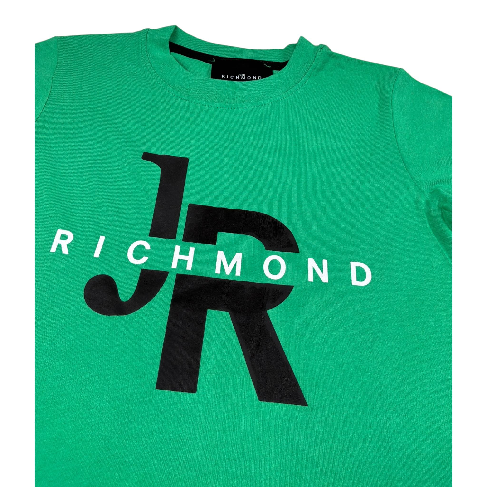 John Richmond Completo 2 Pezzi T-Shirt-Bermuda Verde/Nero per Bambino HBP23011CJ VERDE/NERO JOHN RICHMOND 