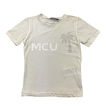 MCU t-shirt girocollo tinta unita con brillantini Bianco per Neonato MCUK6002N BIANCO MCU 