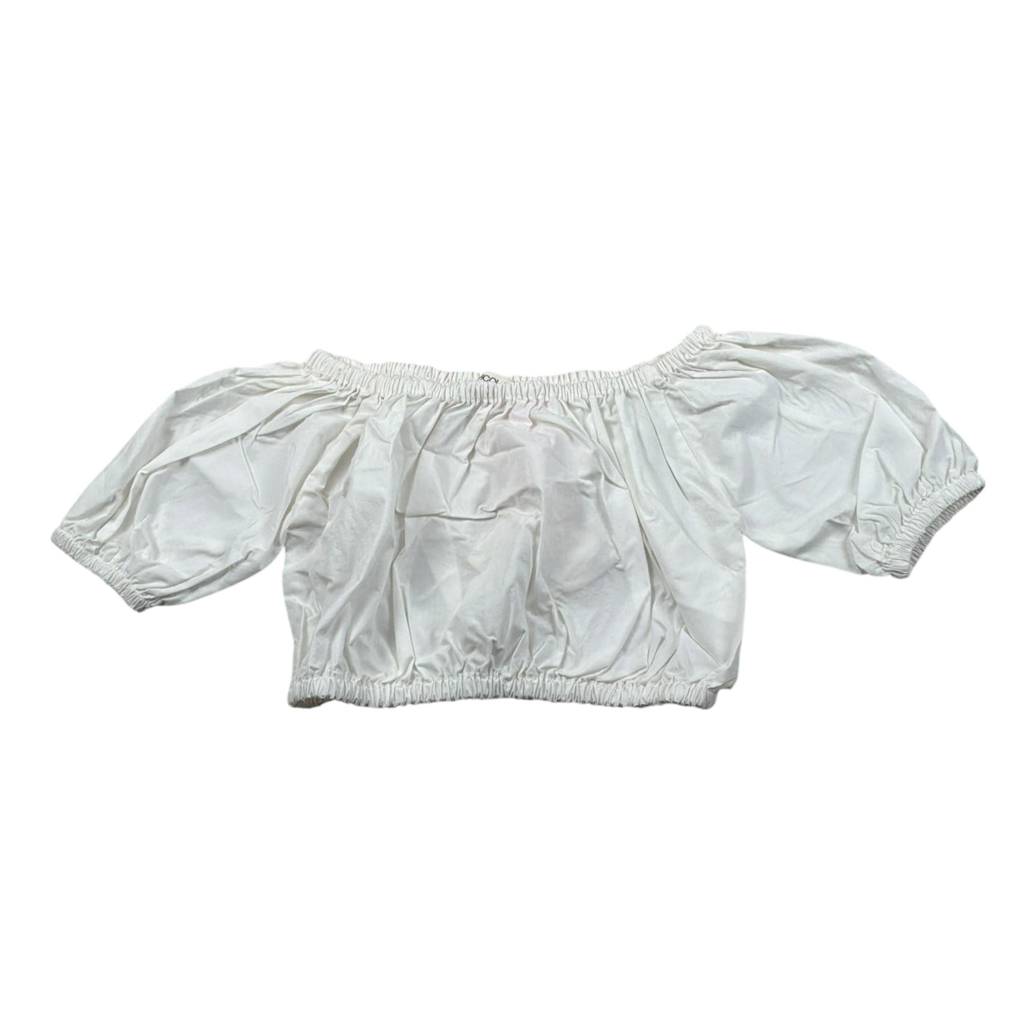 Vicolo Top Mezza Manica tinta unita Bianco per Bambina 3146MY00047 BIANCO VICOLO 