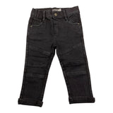CANADA HOUSE jeans tinta unita con girovita regolabile Nero per Neonato 24454230 NERO CANADA HOUSE 