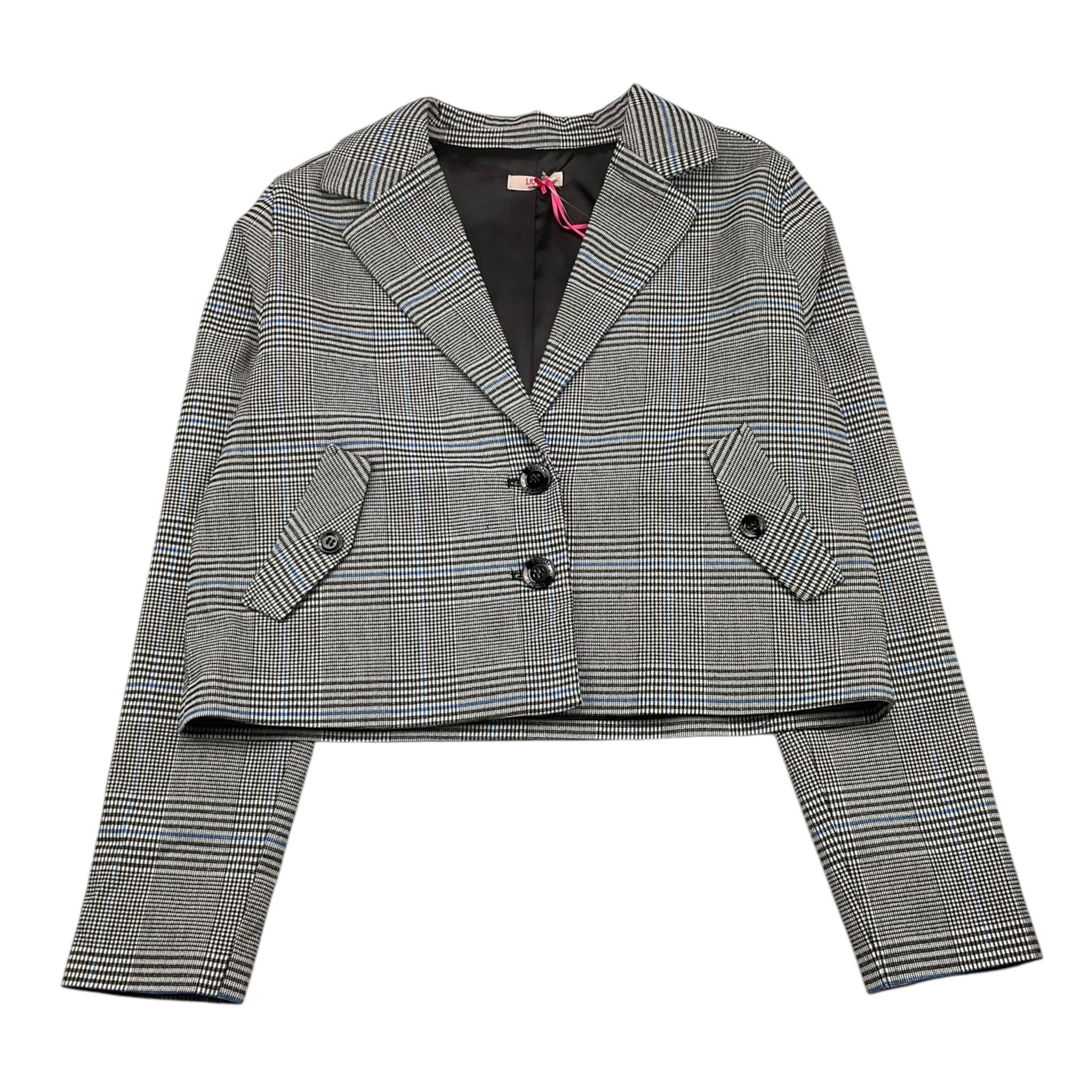 LIU JO giacca stampa fantasia monopetto Nero per Bambina GF4075 NERO LIU JO 