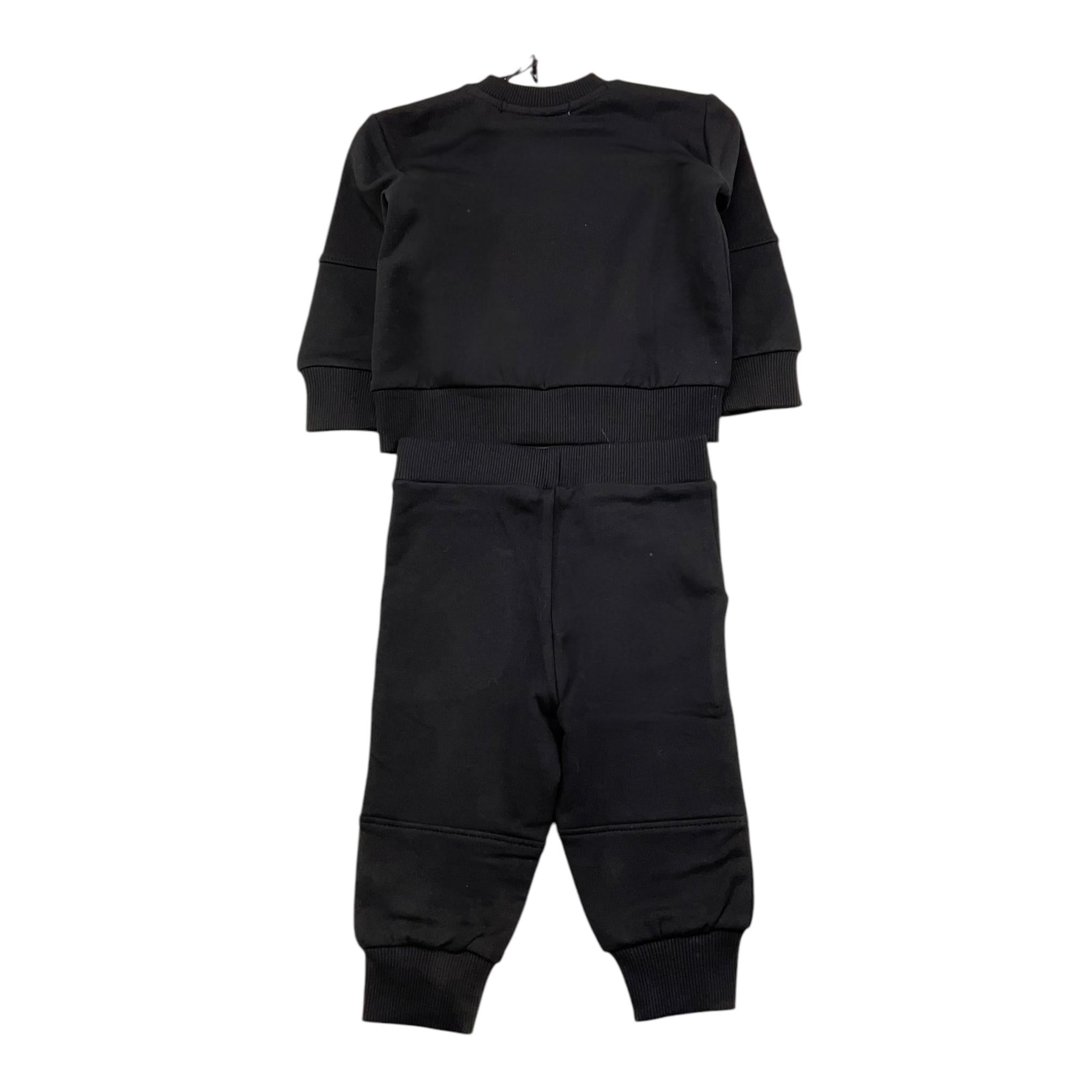 CESARE PACIOTTI completo 2pz felpa-pantalone tingta unita Nero per Neonato COMP5321B NERO CESARE PACIOTTI 
