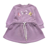 JOHN RICHMOND abito tinta unita girocollo Lilla per Neonata RIA24055VEX LILLA JOHN RICHMOND 