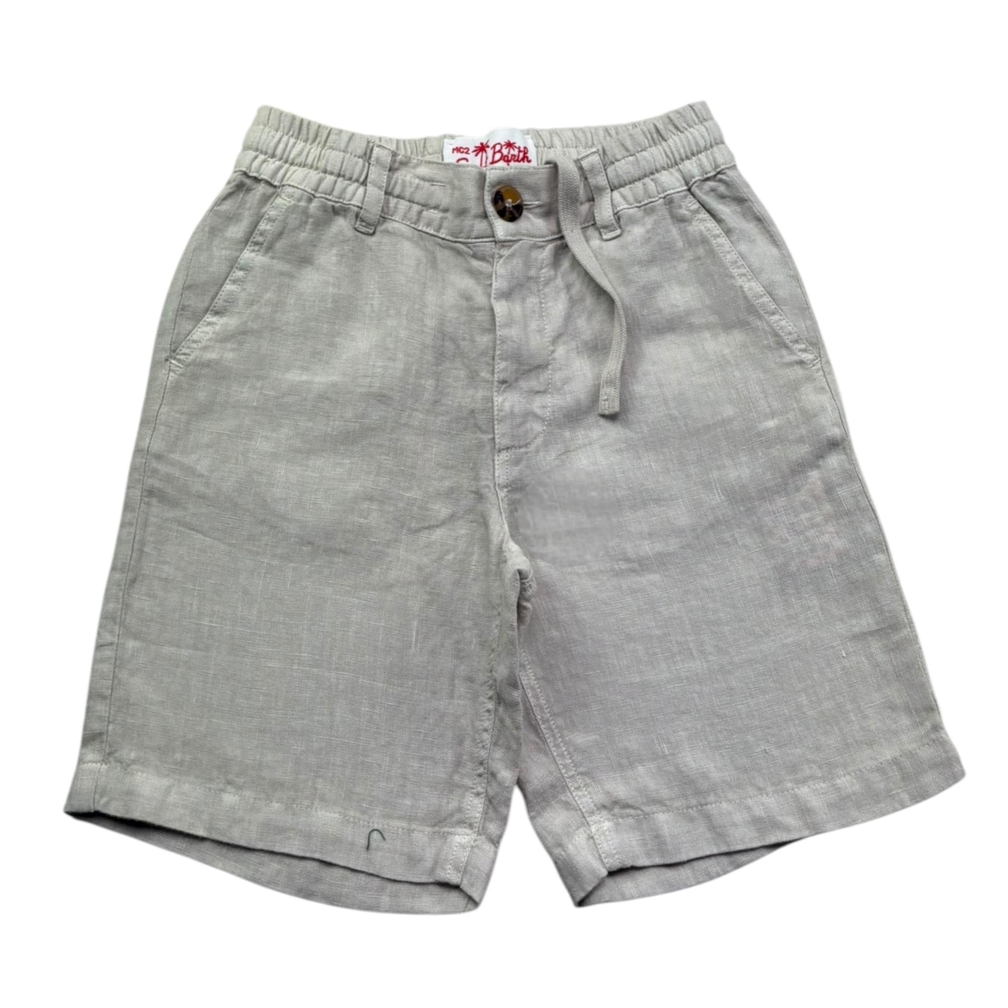 Saint Barth Bermuda Tinta Unita con Elastico In Vita per Bambino ISC0002 SABBIA SAINT BARTH 