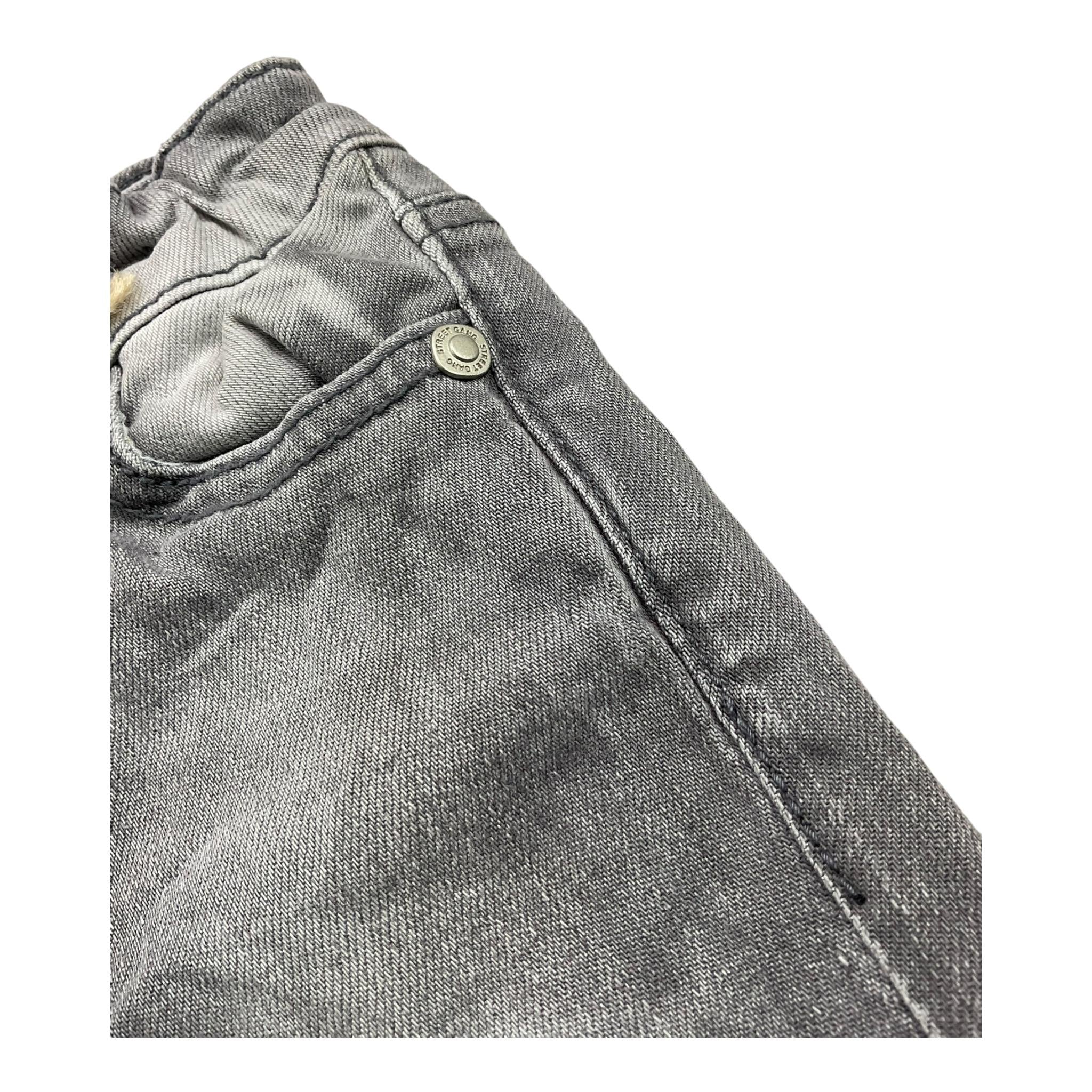 Y-CLU jeans tinta unita con girovita regolabile Grigio per Neonato BYN10739 GRIGIO Y-CLU 