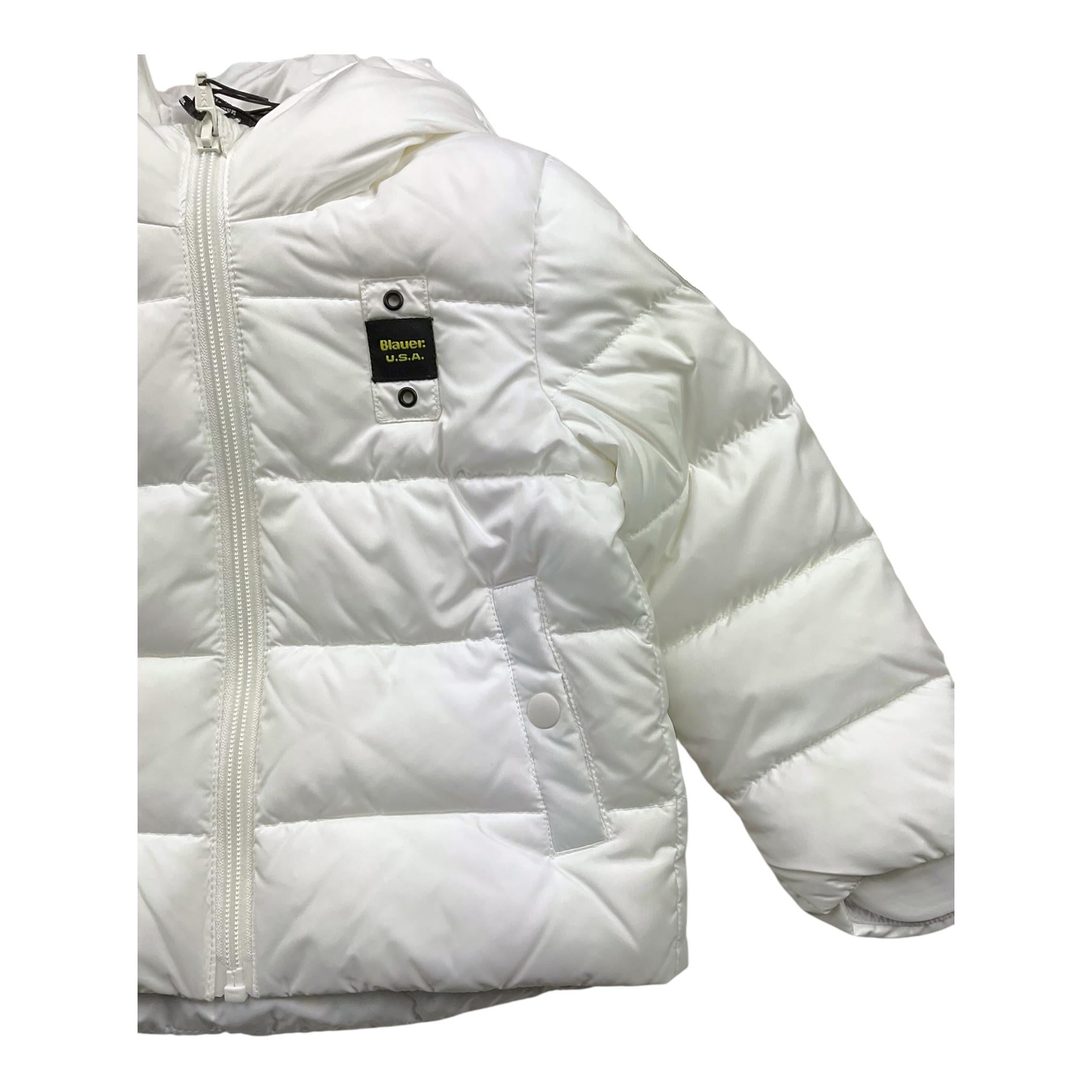 BLAUER giubbino tinta unita con zip e cappuccio Bianco per Neonata BR217956 BIANCO BLAUER 