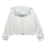 Fay Felpa Tinta Unita con Zip E Cappuccio per Bambino FW4P10XX BIANCO FAY 