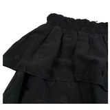 Kocca Gonna Tinta Unita con Elastico In Vita per Bambina BARDO NERO Kocca 