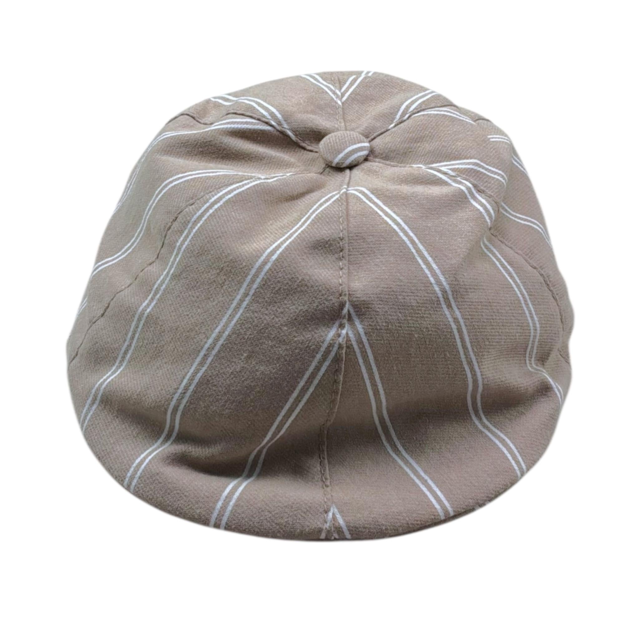 Le Bebe' Cappello Modello Coppola Tinta Unita con Fantasia per Neonato LBB5392 BISCOTTO LE BEBE' 
