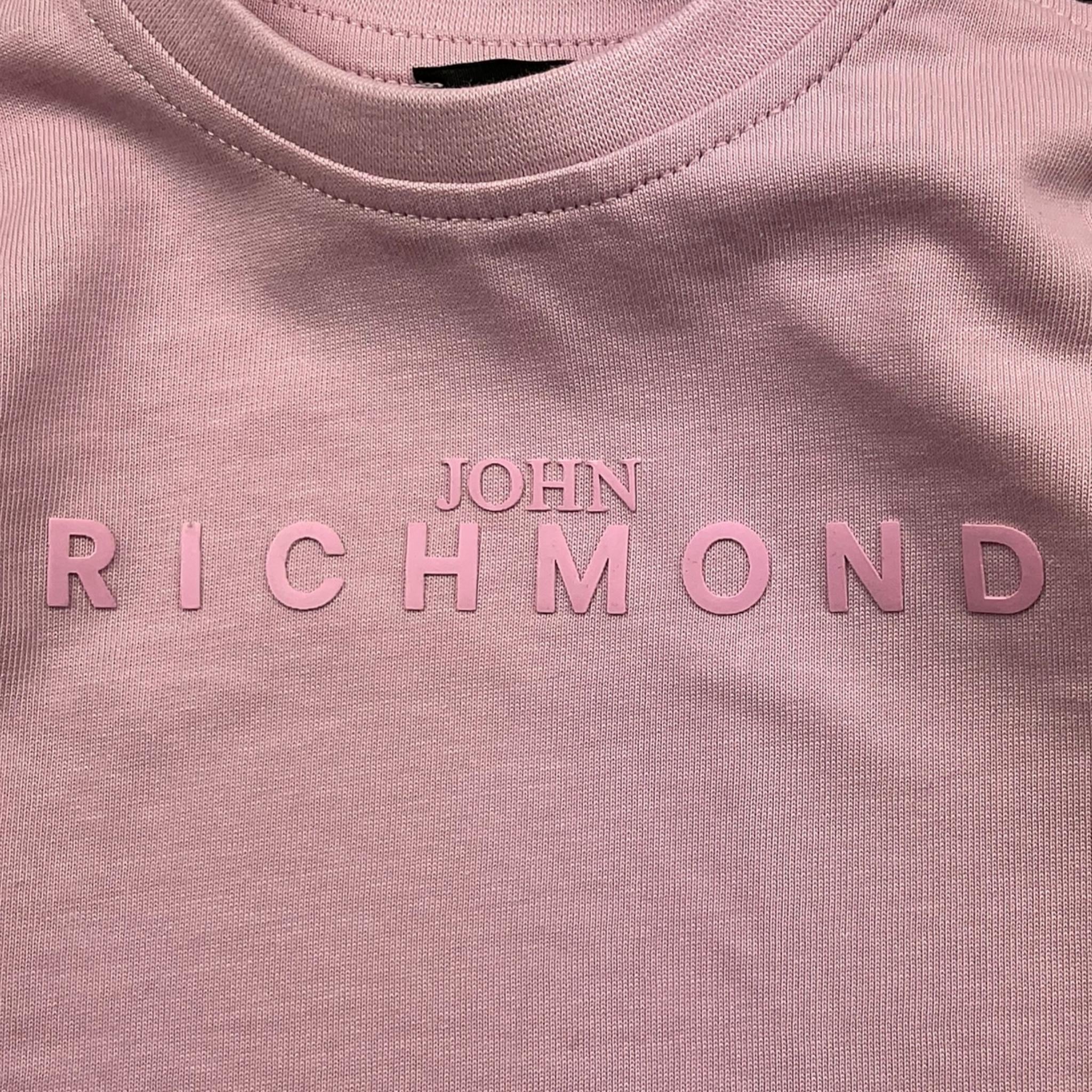 JOHN RICHMOND shirt tinta unita girocollo con stampa Lilla per Neonata RIA25024TS LILLA JOHN RICHMOND 