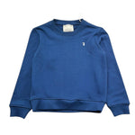 Trussardi Felpa Girocollo Tinta Unita con Logo per Bambino TBP26001FE BLU TRUSSARDI 