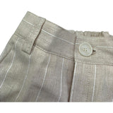 Manuel & Frank Bermuda Tinta Unita con Girovita Regolabile per Neonato MF2314BN BEIGE MANUEL & FRANK 