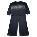 JOHN RICHMOND completo 2 pezzi felpa-pantalone tinta unita Nero per Bambina RGA25007CF NERO JOHN RICHMOND 