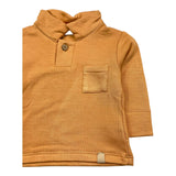 BAMBOOM+BABIES polo manica lunga tinta unita cn taschino Senape per Bambino 7044J SENAPE BAMBOOM+BABIES 