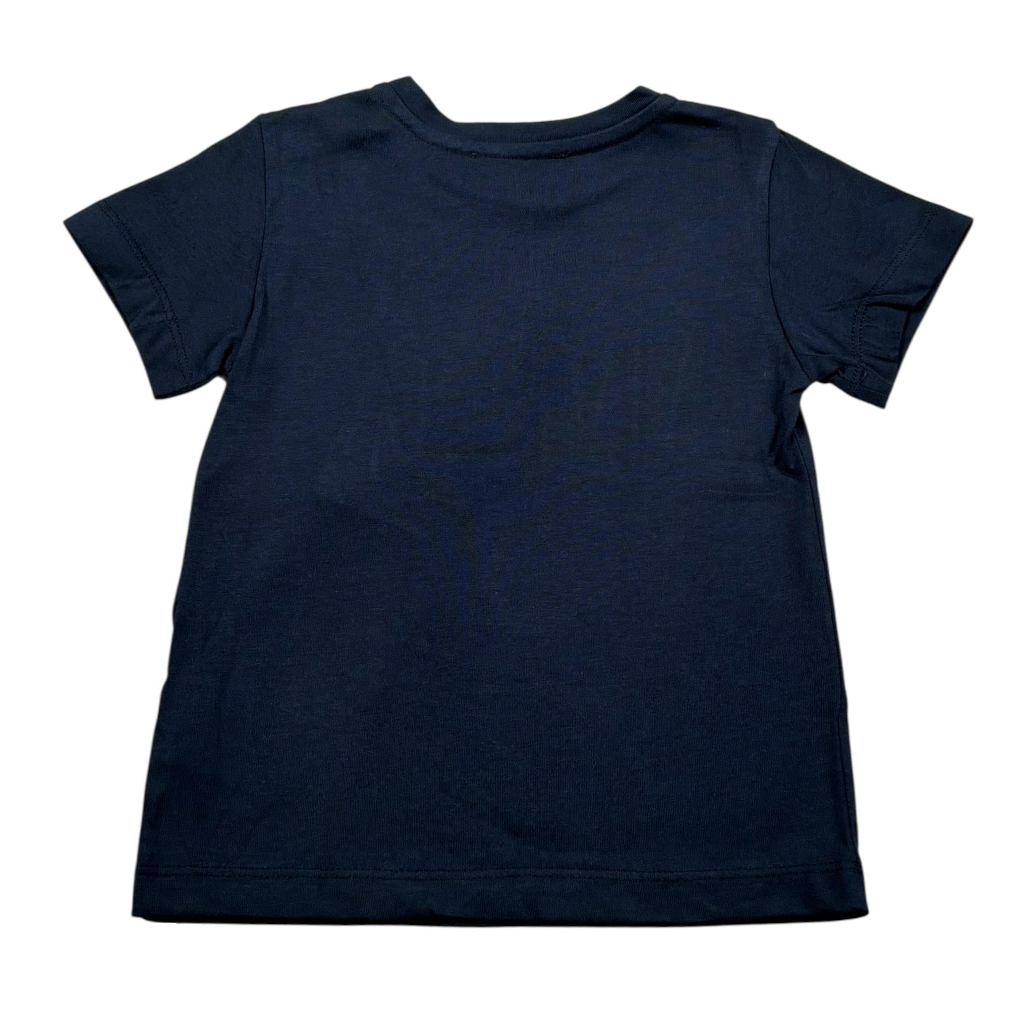 Siviglia T-Shirt Girocollo Tinta Unita con Stampa per Neonato SVNTS17286 BLU SIVIGLIA 