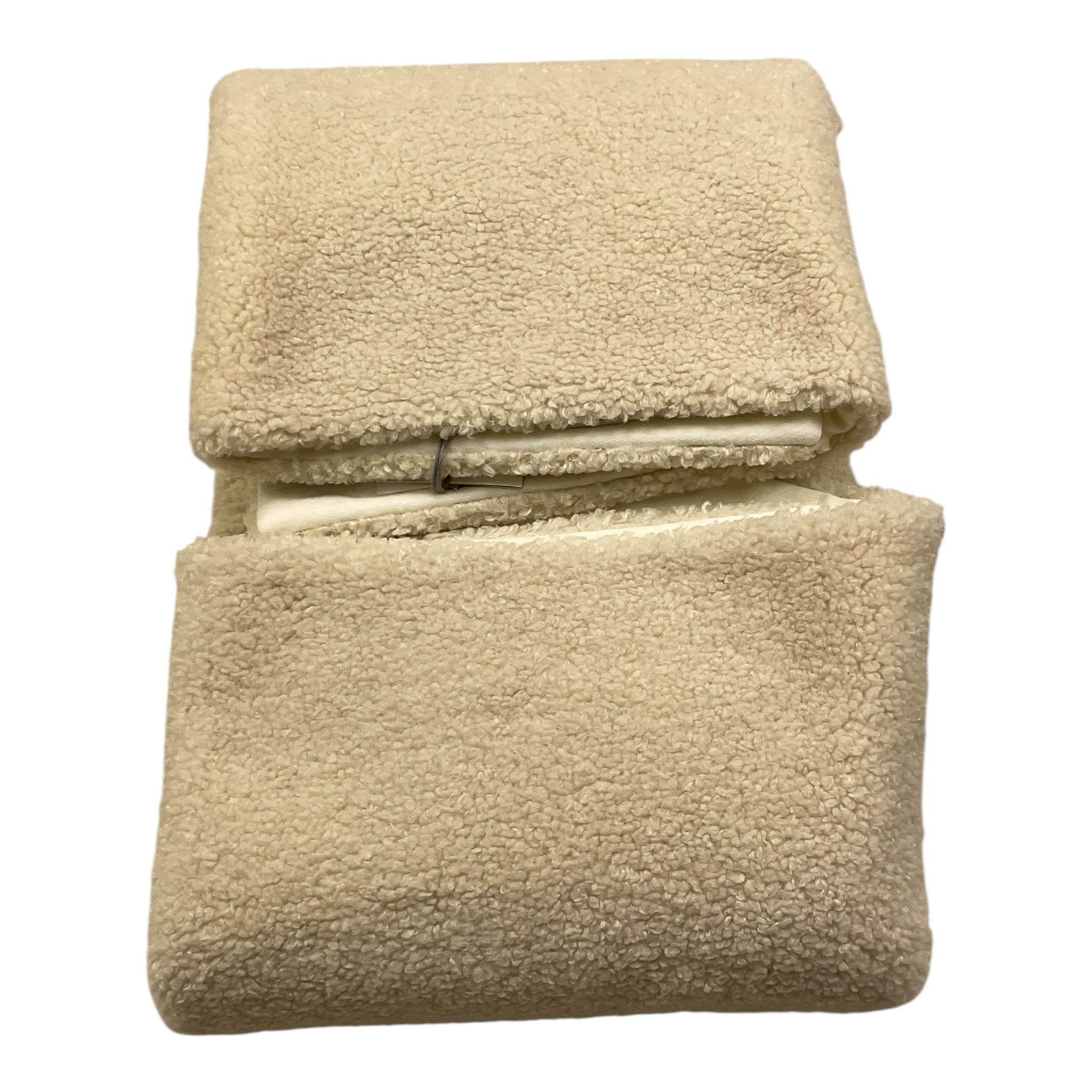 IL GUFO coperta tinta unita cn logo Panna per Neonato A18G051M0019 PANNA IL GUFO 