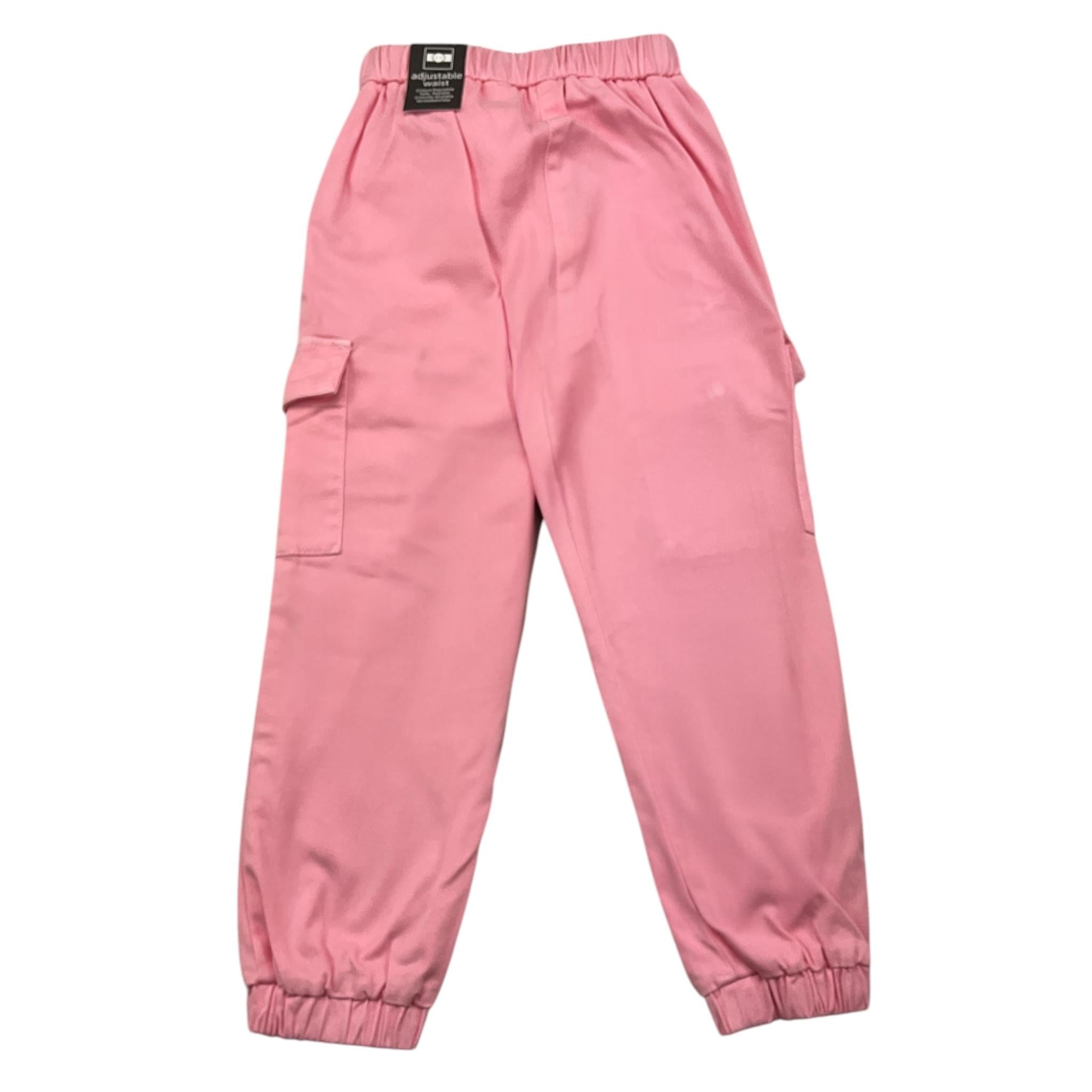 PUMA pantalone tinta unita con elastico in vita Rosa per Bambina A323 ROSA PUMA 