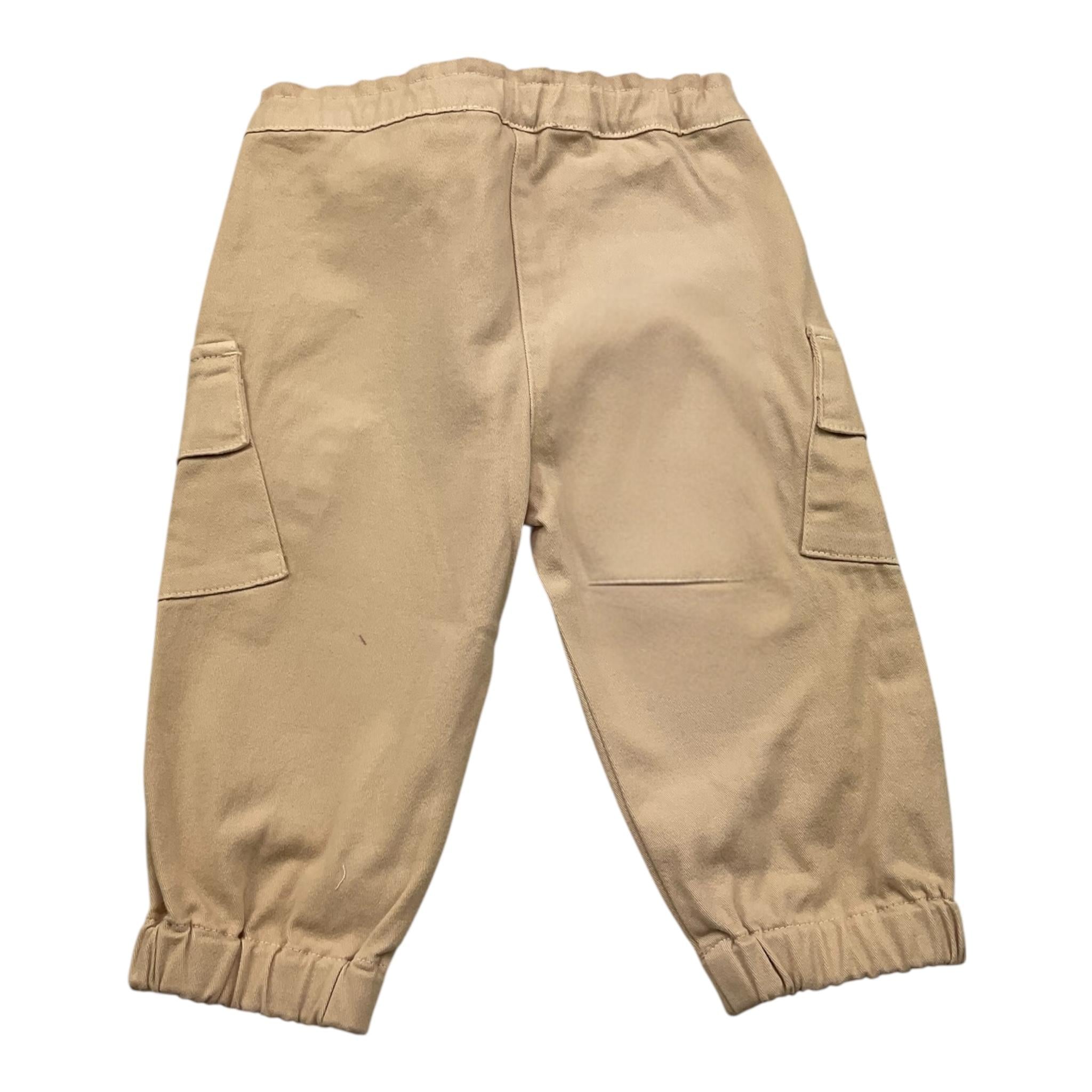 PLEASE pantalone tinta unita con elastic in vita Beige per Neonata PE28132G65N BEIGE PLEASE 