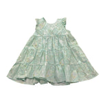 M+E' Abito Tinta Unita con Fantasia per Neonata UE1839N BIANCO M+E' 