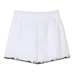 Simonetta Short Tinta Unita con Girovita Regolabile per Bambina SW6A09 BIANCO SIMONETTA 