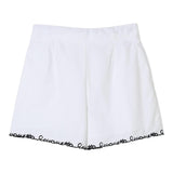 Simonetta Short Tinta Unita con Girovita Regolabile per Bambina SW6A09 BIANCO SIMONETTA 