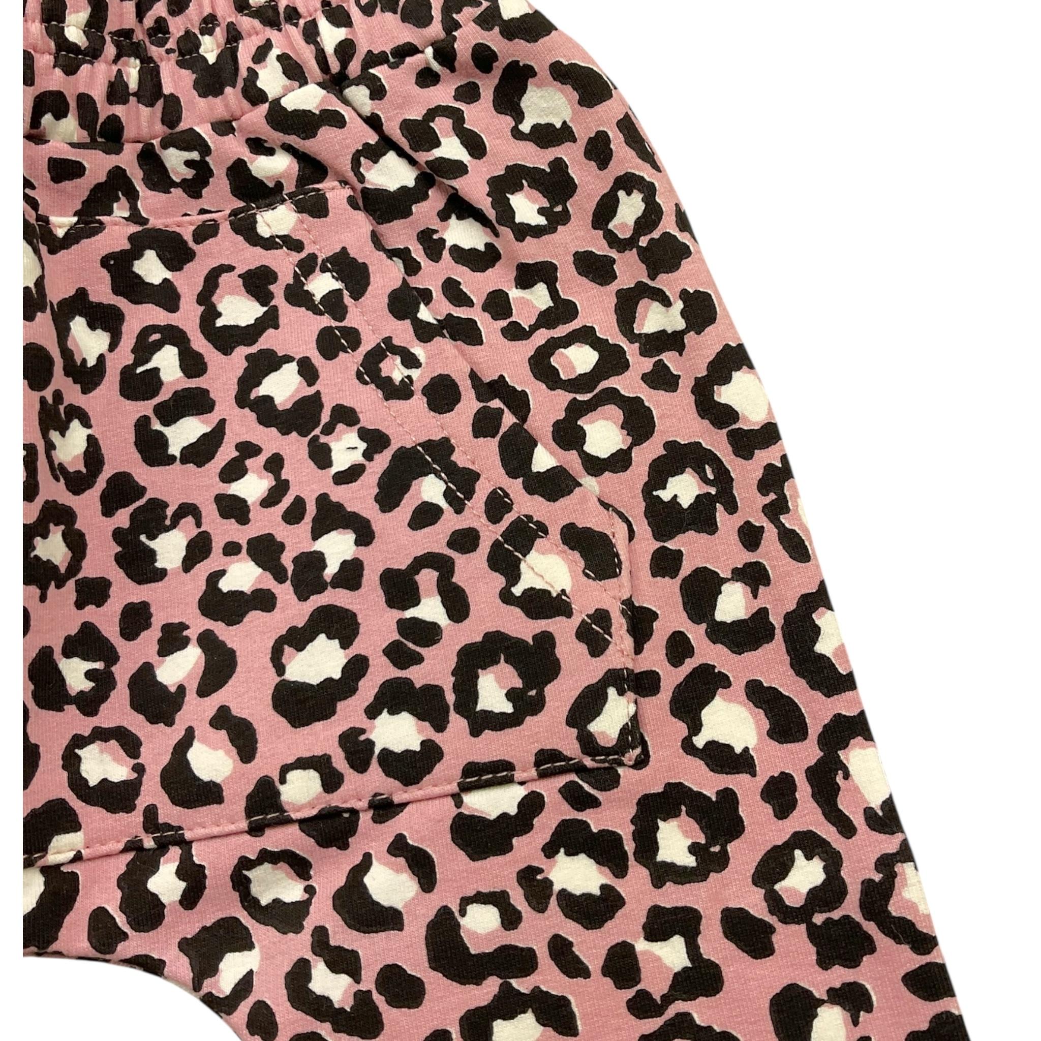 Y-CLU pantalone tinta unita con fantasia maculata Rosa per Neonata YN20769 ROSA Y-CLU 