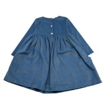 MALVI & CO abito manica lunga tinta unita in ciniglia Azzurro per Bambina F24M019VELBB AZZURRO MALVI & CO 