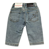 Cesare Paciotti Jeans Tinta Unita con Girovita Regolabile per Neonato PTP5162B AZZURRO CESARE PACIOTTI 