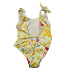 Carlotta Vindice Costume Intero tinta unita con Stampe con Bandana Giallo per Bambina TAC3 GIALLO CARLOTTA VINDICE 