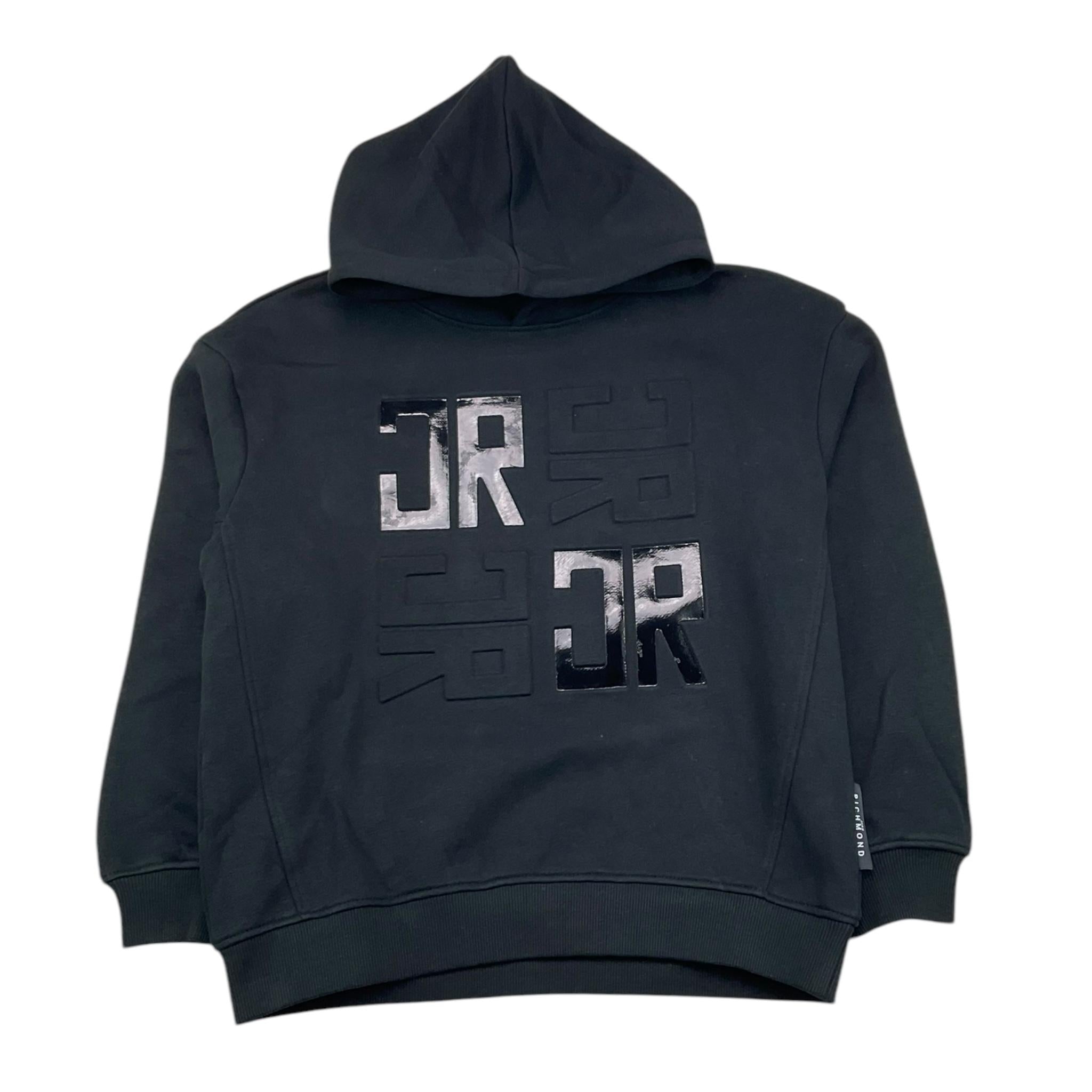 JOHN RICHMOND felpa chiusa con cappuccio tinta unita Nero per Bambina RGA25163FE NERO JOHN RICHMOND 