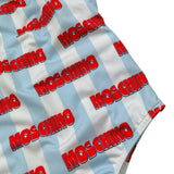 Moschino Costume Intero Tinta Unita con Fantasia per Bambina H1L00B BIANCO MOSCHINO 