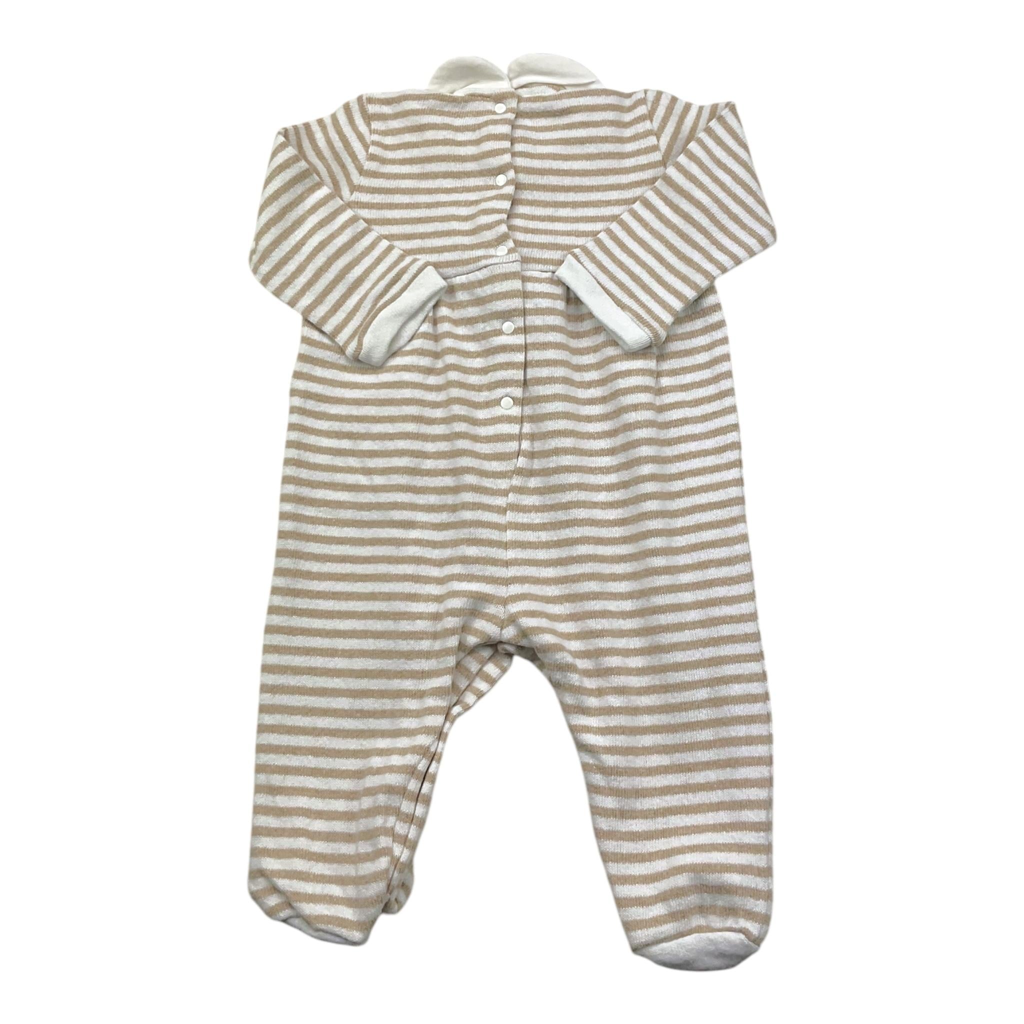 LIU JO set cappello+tutina tinta unita con fantasia a righe Bianco per Neonata KF2174 BIANCO LIU JO 