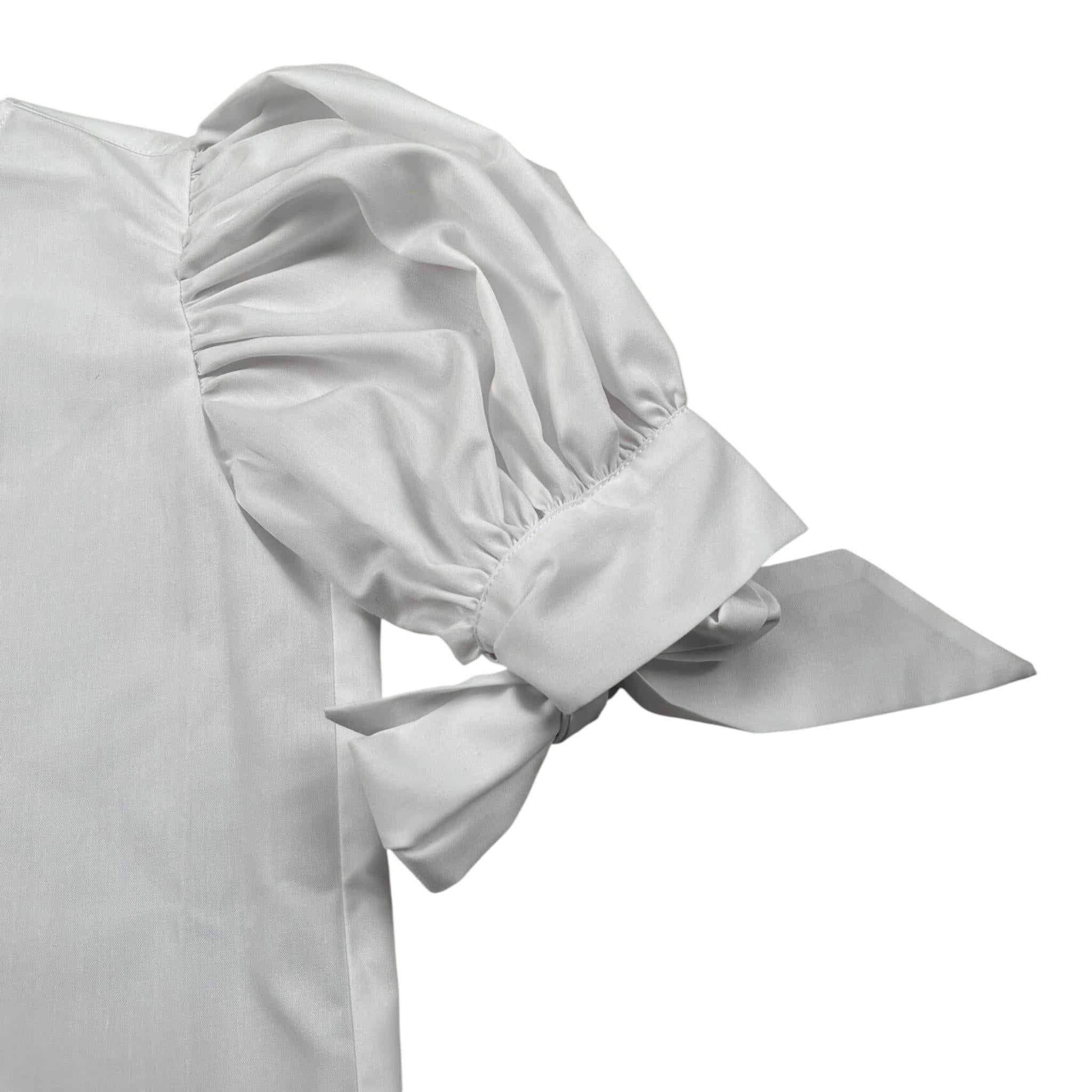 Coco' Et Mama' Camicia Manica Lunga Tinta Unita per Bambina LUNAC BIANCO COCO' ET MAMA' 