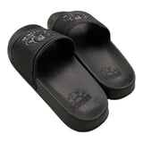 Sundek Ciabatta Tinta Unita Glitterato Nero Per Bambina