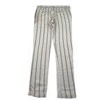 Over-D Pantalone Tinta Unita con Fantasia A Righe per Bambino OK763AB BEIGE OVER-D 