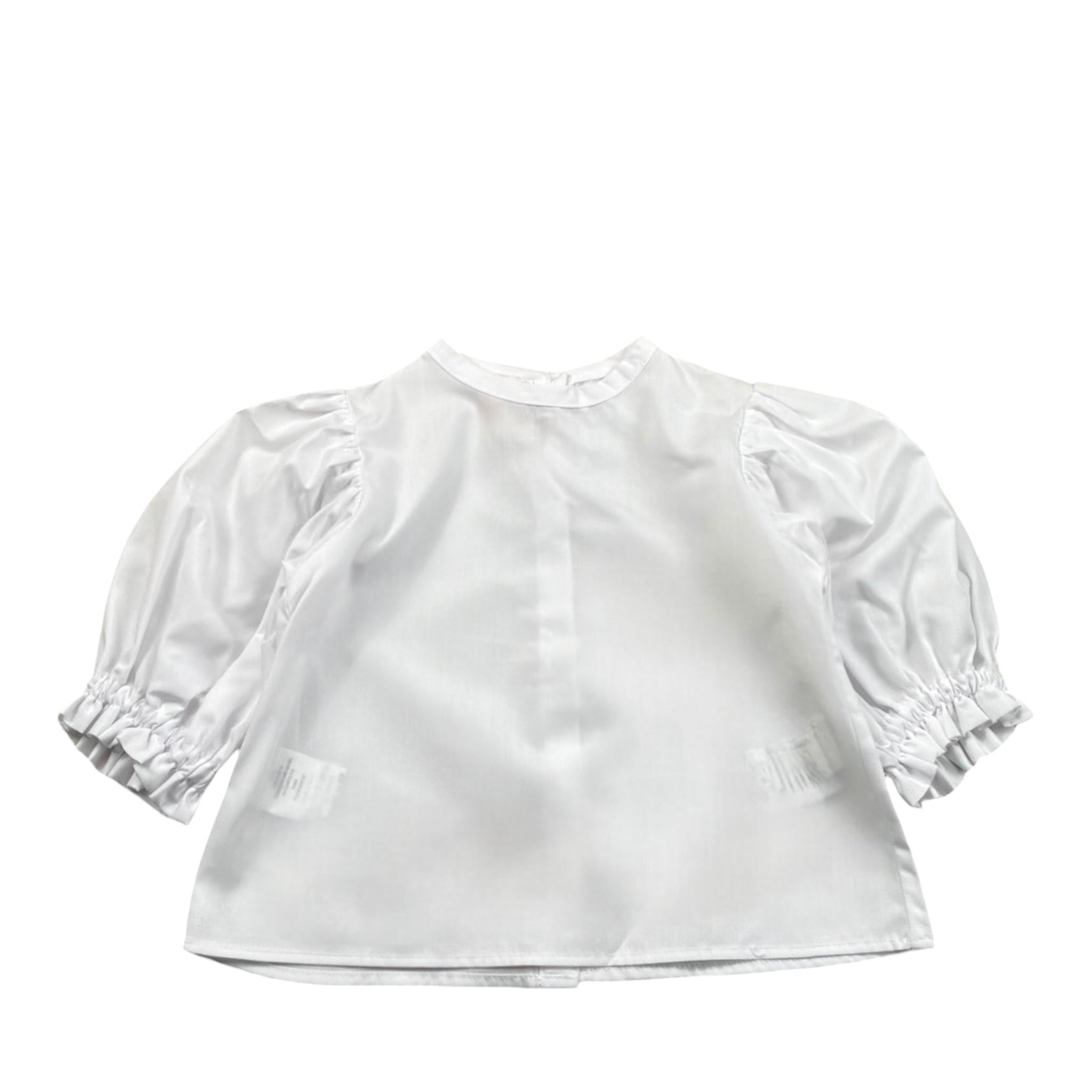 Coco' Et Mama' Camicia Tinta Unita per Neonata LUNA BIANCO COCO' ET MAMA' 