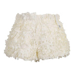 Dou Dou Short Tinta Unita con Applicazioni per Bambina DW6A99 PANNA DOU DOU 