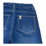 LIU JO jeans tinta unita con girovita regolabile Blu per Bambina J18019 BLU LIU JO 